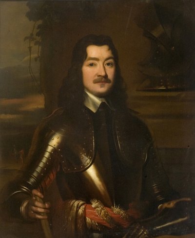 Sir Charles Lucas (1613-1648), Führer der Royalisten bei der Belagerung von Colchester von John Lewis Reilly